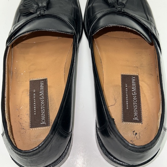 Johnston & Murphy Horner Men’s Black Leather Loafers/Dress Shoes Size 11 main image 6